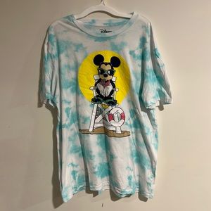Mickey tie dye shirt